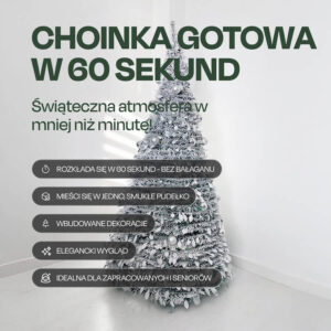 Składana choinka z gotową dekoracją - XMAS moment